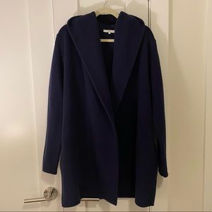 Vince Hooded Wool Cardigan